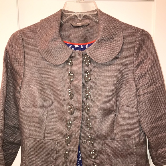 Boden Peter Pan Collar Blazer / Jacket size 10 - Picture 1 of 5